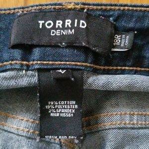 torrid Jeans - Torrid Blue Skinny Size 18R torrid Jeans - Torrid Blue Skinny Size 18R